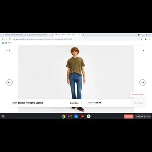 Breathable Levi Jeans